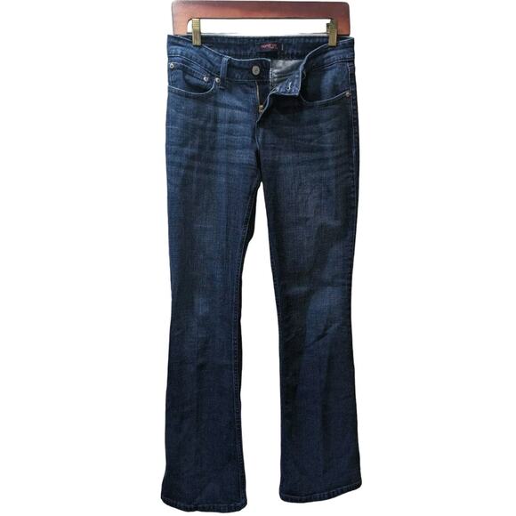 Levis 528 Curvy Cut Cowgirl Jeans 7 Juniors Blue Bootcut Stretch Denim VTG Y2K - Picture 3 of 11